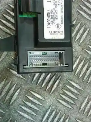 Peça sobressalente para automóvel em segunda mão comando de sofagem (chauffage / ar condicionado) por renault scenic (ja..) k4m a7 referências oem iam 7700435401  