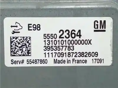 Second-hand car spare part ecu engine control for opel corsa e van 1.3 cdti oem iam references 55502364  