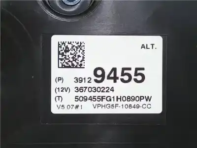 Second-hand car spare part dashboard for opel corsa e van 1.3 cdti oem iam references 39129455  