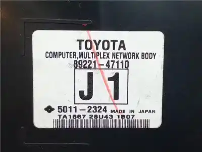Piesă de schimb auto la mâna a doua modul electrotic pentru toyota prius (zvw30) (2009->) 1.8 hybrid referințe oem iam 8922147110  