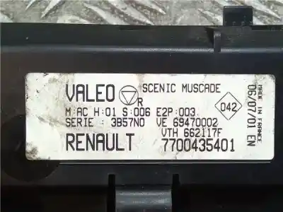 Автозапчастина б/у клімат-контроль для renault scenic rx4 (ja0) 1.9 dci salomon посилання на oem iam 7700435401  