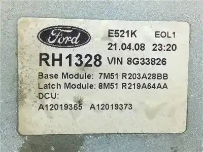 Автозапчасти б/у регулятор стекла переднего правого за ford c-max (cb3) kkda ссылки oem iam 7m51r203a28bb  