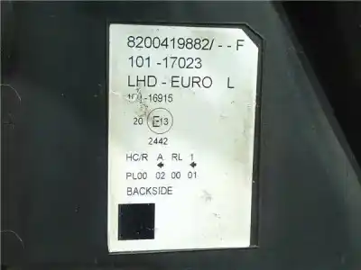 Автозапчастина б/у ліва фара для renault kangoo ii (f/kw0) 1.5 furgon compact comfort [1.5 ltr. - 63 kw dci diesel cat] посилання на oem iam 8200419882f  