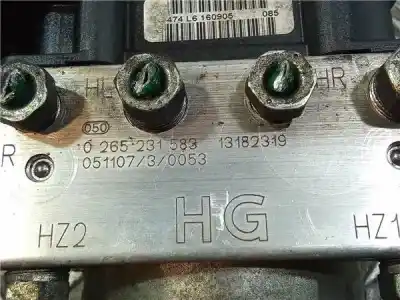 Pezzo di ricambio per auto di seconda mano abs per opel corsa e 1.4 16v turbo riferimenti oem iam 13200000 0265231583/0265800443 