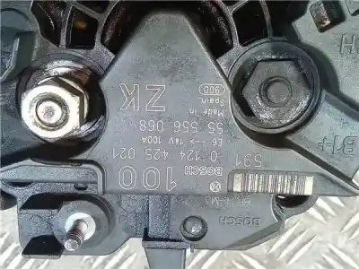 Second-hand car spare part alternator for opel corsa e 1.4 16v turbo oem iam references 55556068 0124425021/100amp/14v 