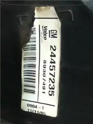 Second-hand car spare part left tailgate light for opel corsa e 1.4 16v turbo oem iam references 24457235 89307491 