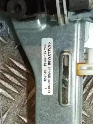 Pezzo di ricambio per auto di seconda mano alzacristalli posteriore sinistro per citroen c-elysée 1.2 shine [1.2 ltr. - 60 kw 12v e-vti] riferimenti oem iam 9674437380 2 pins/4p/ref motor 9677417580 