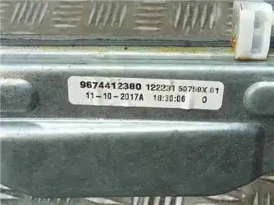Pezzo di ricambio per auto di seconda mano alzacristalli anteriore destro per citroen c-elysée 1.2 shine [1.2 ltr. - 60 kw 12v e-vti] riferimenti oem iam 9674412380 2 pins/4p/ref motor 9677416880 