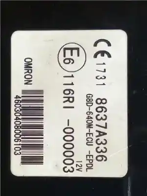 Автозапчасти б/у электронный модуль за mitsubishi outlander (cw0) 2.2 di-d cat ссылки oem iam 8637a336  