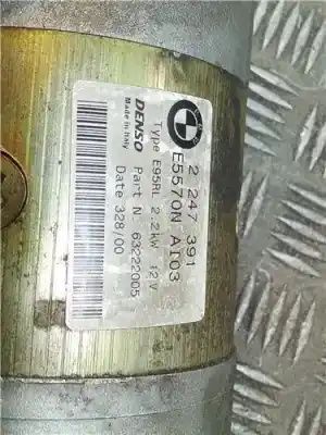 Peça sobressalente para automóvel em segunda mão motor de arranque por bmw serie 3 touring (e46) 3.0 330d referências oem iam 2247391  63222005
