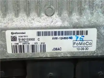 Автозапчасти б/у блок управления двигателем за ford c-max (cb3) (2007) 1.6 ghia [1.6 ltr. - 85 kw ti-vct cat] ссылки oem iam av6112a650yc  s180133002c