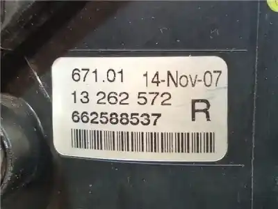 Pezzo di ricambio per auto di seconda mano luce fendinebbia destra per opel corsa d (s07) 1.4 (l08 l68) riferimenti oem iam 13262572  662588537