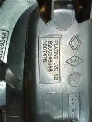 Second-hand car spare part passenger side right window regulator for renault kangoo ii (f/kw0) electrico z.e. [electrico 44 kw] oem iam references 8200548968  1007478