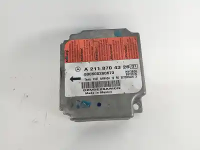 Peça sobressalente para automóvel em segunda mão centralina de airbag por mercedes-benz clase e (w211) e 320 cdi (211.022) referências oem iam a2118704326