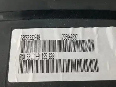 Peça sobressalente para automóvel em segunda mão quadrante por bmw x5 (e70) 3.0 turbodiesel cat referências oem iam 62119195  735640937