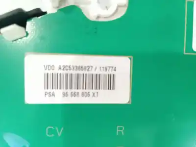 Автозапчастина б/у панель інструментів для citroen c3 ii (sc_) 1.4 hdi 70 (sc8hzc sc8hr0 sc8hp4) посилання на oem iam 96668806xt  a2c53385827