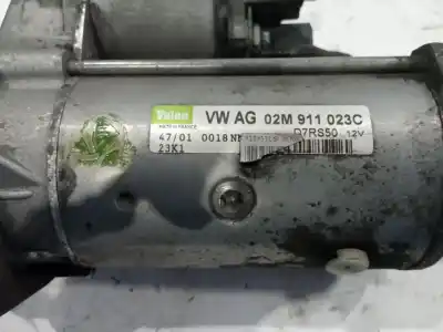 Second-hand car spare part starter motor for audi a3 (8l1) 1.9 tdi oem iam references 02m911023c  