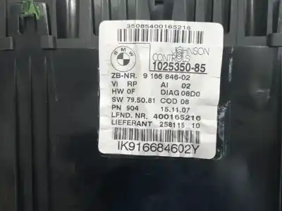 Peça sobressalente para automóvel em segunda mão quadrante por bmw 3 e90  referências oem iam   