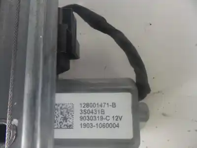 Second-hand car spare part right front window crank handle for renault captur i (j5_, h5_) 0.9 tce 90 oem iam references 128001471b  