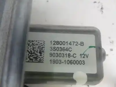 Second-hand car spare part rear left window crank handle for renault captur i (j5_, h5_) 0.9 tce 90 oem iam references 128001472b  