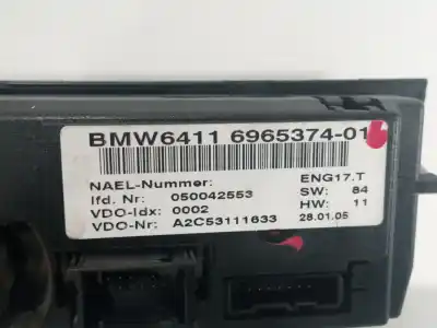 Second-hand car spare part climate control for bmw 1 (e87) 120 d oem iam references 6411696537401  