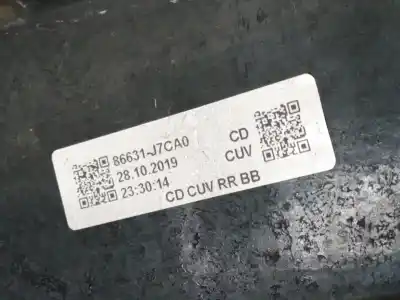 Автозапчастина б/у підсилення заднього бампера для kia xceed (cd) 1.0 t-gdi посилання на oem iam 86631j7ca0  