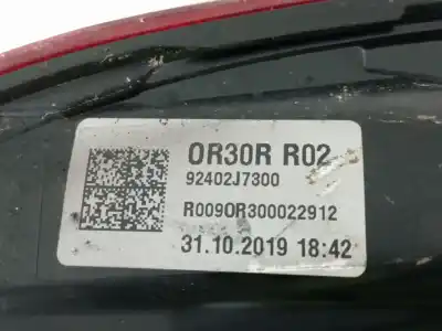 Автозапчасти б/у правый задний фонарь за kia xceed (cd) 1.0 t-gdi ссылки oem iam 92402j7300  