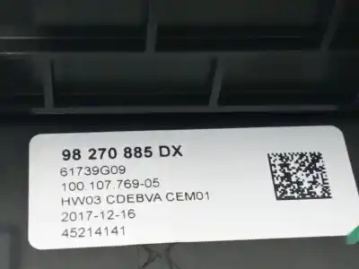 Автозапчасти б/у рычаг переключения передач за ds ds 7 crossback (j_) 2.0 bluehdi 180 (jjehzr) ссылки oem iam 98270885dx  