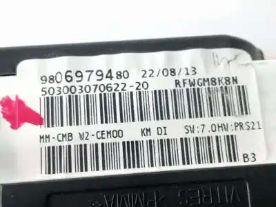 İkinci el araba yedek parçası enstrüman paneli için peugeot 508 i (8d_) 2.0 hdi oem iam referansları 9806979480  