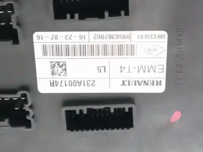 Second-hand car spare part electronic module for renault captur i (j5_, h5_) 0.9 tce 90 oem iam references 231a00174r  