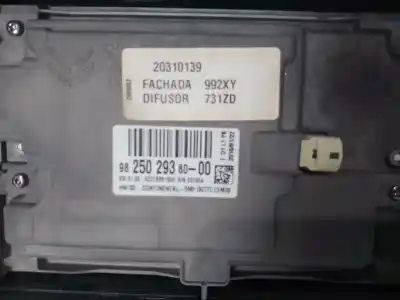 Second-hand car spare part multifunction display for citroen c4 picasso ii 1.2 thp 130 oem iam references 9825029380  
