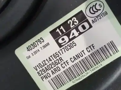 Автозапчастина б/у обликка задніх правіх дверей для renault scénic iii (jz0/1_) 1.5 dci посилання на oem iam 829a02562r  
