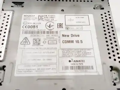 Second-hand car spare part audio system / radio cd for renault scénic iii (jz0/1_) 1.5 dci oem iam references 281159184r  