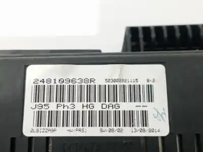 Second-hand car spare part dashboard for renault scénic iii (jz0/1_) 1.5 dci oem iam references 248109638r  