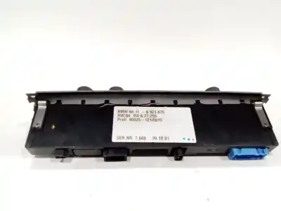 Peça sobressalente para automóvel em segunda mão comando de sofagem (chauffage / ar condicionado) por bmw 7 (e65, e66, e67) 735 i li referências oem iam 6921675  