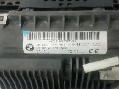 Second-hand car spare part multifunction display for bmw 7 (e65, e66, e67) 735 i li oem iam references 65826921526  