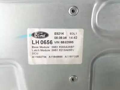 Автозапчастина б/у регулятор вікна передній лівий для ford focus c-max (dm2) 1.6 tdci посилання на oem iam 3m51r203a29bp  3m51r219a65ev