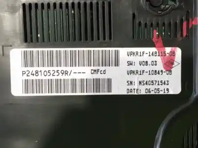 Peça sobressalente para automóvel em segunda mão quadrante por renault talisman (lp_) 1.6 dci 130 referências oem iam p248105259r  