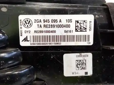 Автозапчасти б/у левый задний фонарь за vw t-roc (a11, d11) 1.5 tsi 4motion ссылки oem iam 2ga945095a  