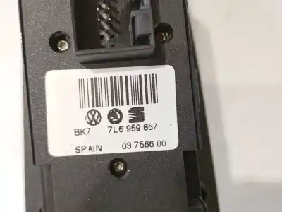 Second-hand car spare part left front power window switch for al de  oem iam references 7l6959857 touareg 2002-2010  