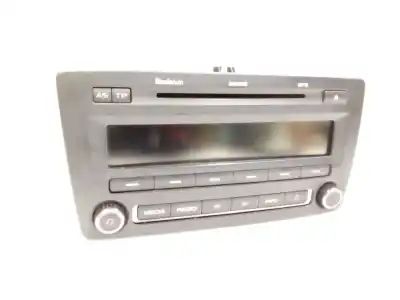 Second-hand car spare part audio system / radio cd for skoda octavia ii (1z3) 1.6 oem iam references 1z0035161f