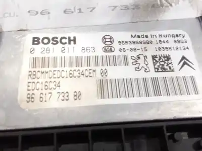 Автозапчасти б/у блок управления двигателем за citroen c4 i (lc_) 1.6 hdi ссылки oem iam 9661773380  0281011863 Автозапчасти б/у блок управления двигателем за citroen c4 i (lc_) 1.6 hdi ссылки oem iam 9661773380  0281011863