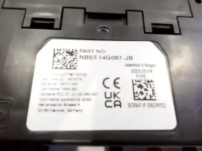 Автозапчастина б/у аудіо система / радіо cd для ford puma (j2k, cf7) 1.0 ecoboost mhev посилання на oem iam nb5t14g087  
