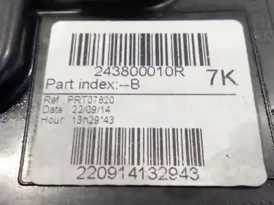 Автозапчасти б/у блок реле/предохранителей за renault megane iii fastback (bz0/1_, b3_) 1.2 tce (bz2b, b  ссылки oem iam 243800010r  
