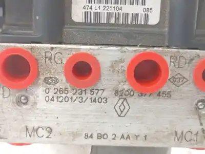 Peça sobressalente para automóvel em segunda mão abs por otras marcas de  referências oem iam 8200377455 megane ii 2002-2008  0265231577/0265800440