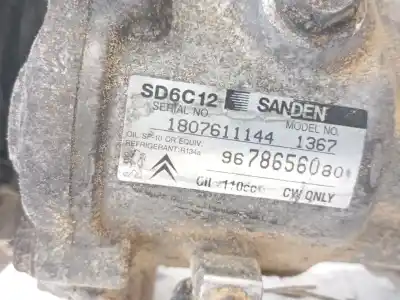 Second-hand car spare part air conditioning compressor for otras marcas de  oem iam references 9678656080 508 1.6hdi 2012  