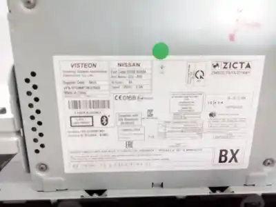 Second-hand car spare part audio system / radio cd for nissan x-trail iii (t32_, t32r, t32rr) 1.6 dci all mode 4x4-i (nt32) oem iam references 281854ca0a  28185