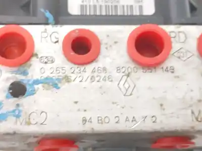 Peça sobressalente para automóvel em segunda mão abs por otras marcas de  referências oem iam 8200551148 megane ii 1.6 2004  0265234468