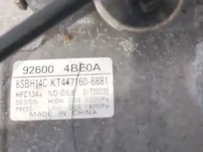 Автозапчасти б/у компрессор кондиционера воздуха за al de  ссылки oem iam 926004be0a megane iii 1.2 tce 2014  4471606881