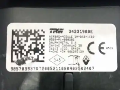 Автозапчастина б/у передня ліва подушка безопасности для al de  посилання на oem iam 34231900e renault clio v  